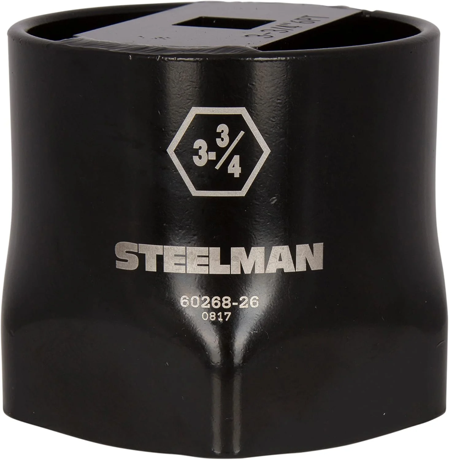 Steelman 60268-26 3-3/4-Inch 6-Point Automotive Wheel Locknut Socket, 3/4-Inch Drive, Durable Steel, Corrosion-Resistant Black Powder Coating, Laser Etched Callouts - Image 2