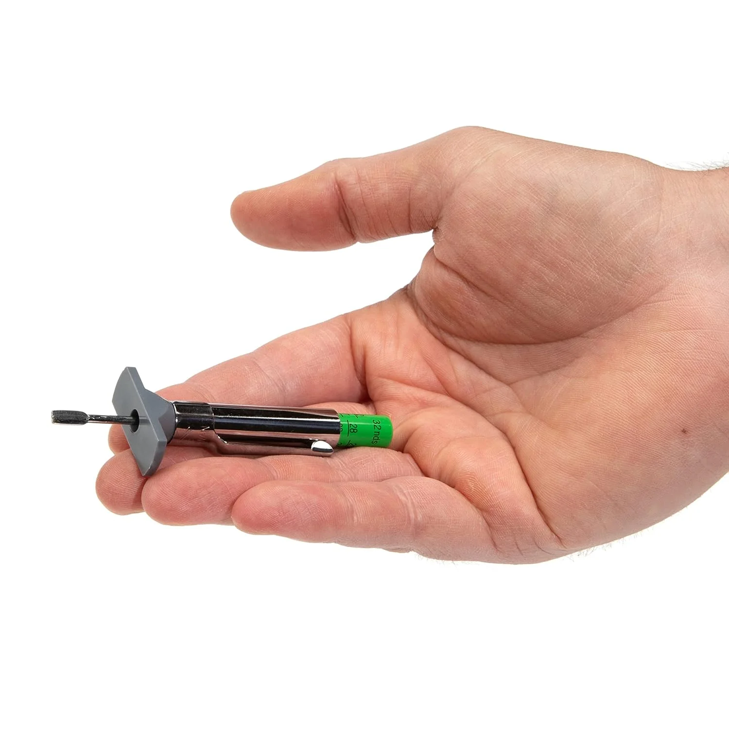Steelman 422112G Color Coded SAE Tread Depth Gauge with Grey Base - Image 4