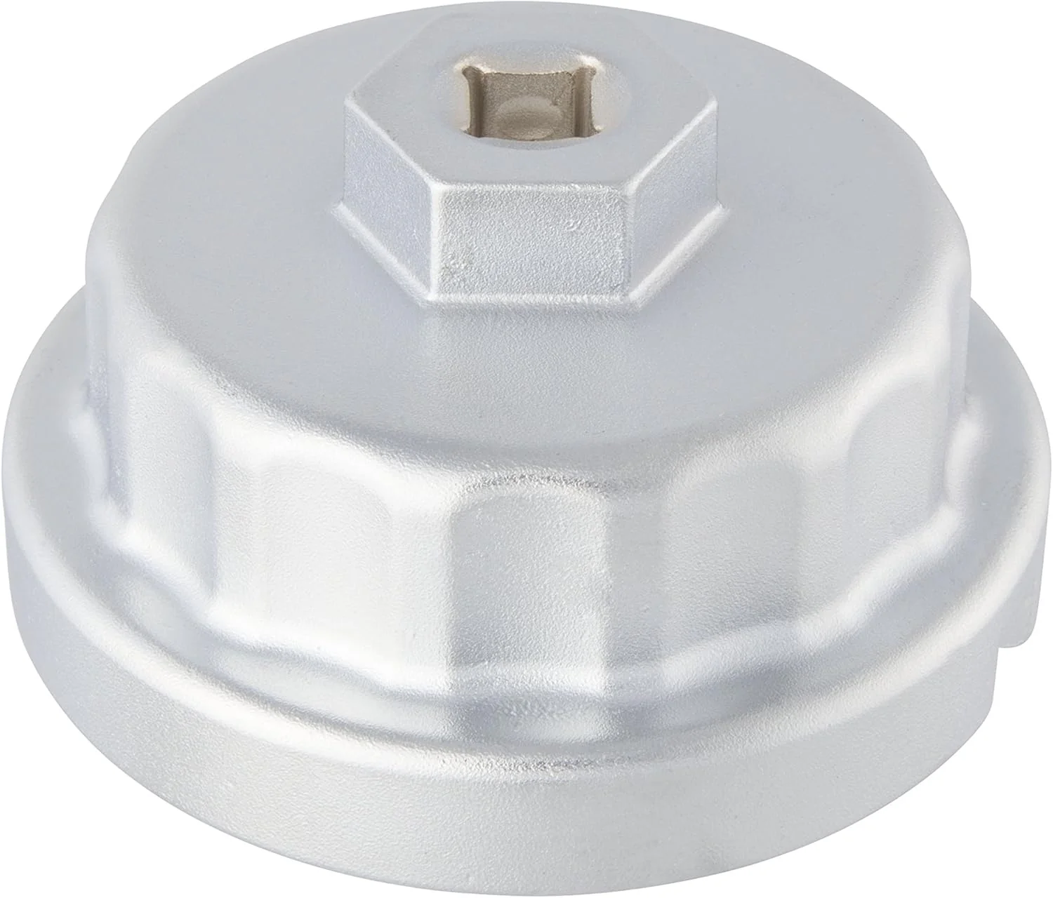 Steelman 99462 6 and 8 Cylinder Oil Filter Housing Wrench for Toyota and Lexus, 64.5mm x 14 Flute, 3/8-inch Drive, Integrated 27mm Hex Nut - Image 3