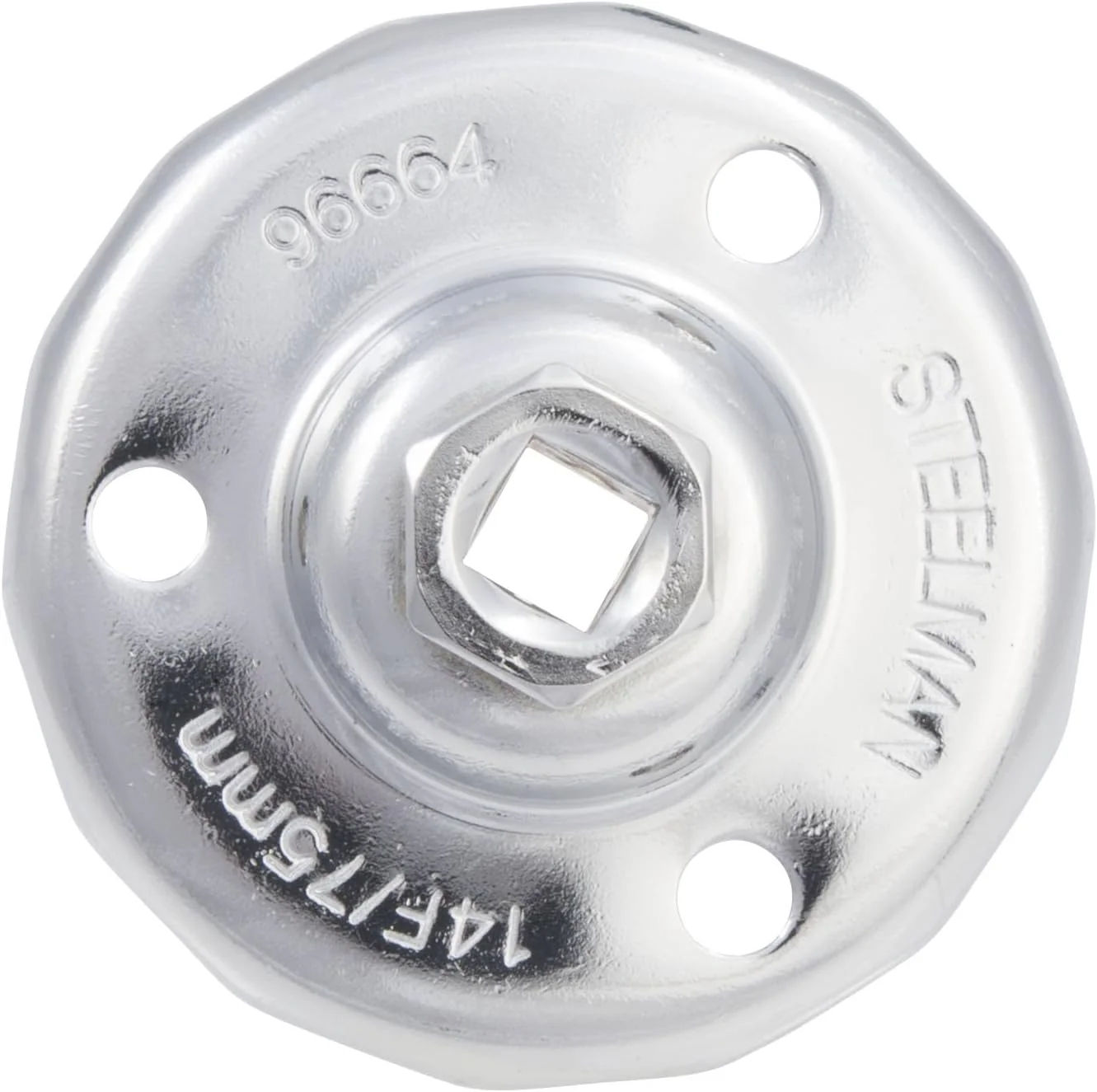 Steelman 96664 75mm x 14 Flute Oil Filter Cap Wrench, 3-8 inch Drive, Low-Profile Design for Confined Space - Image 2