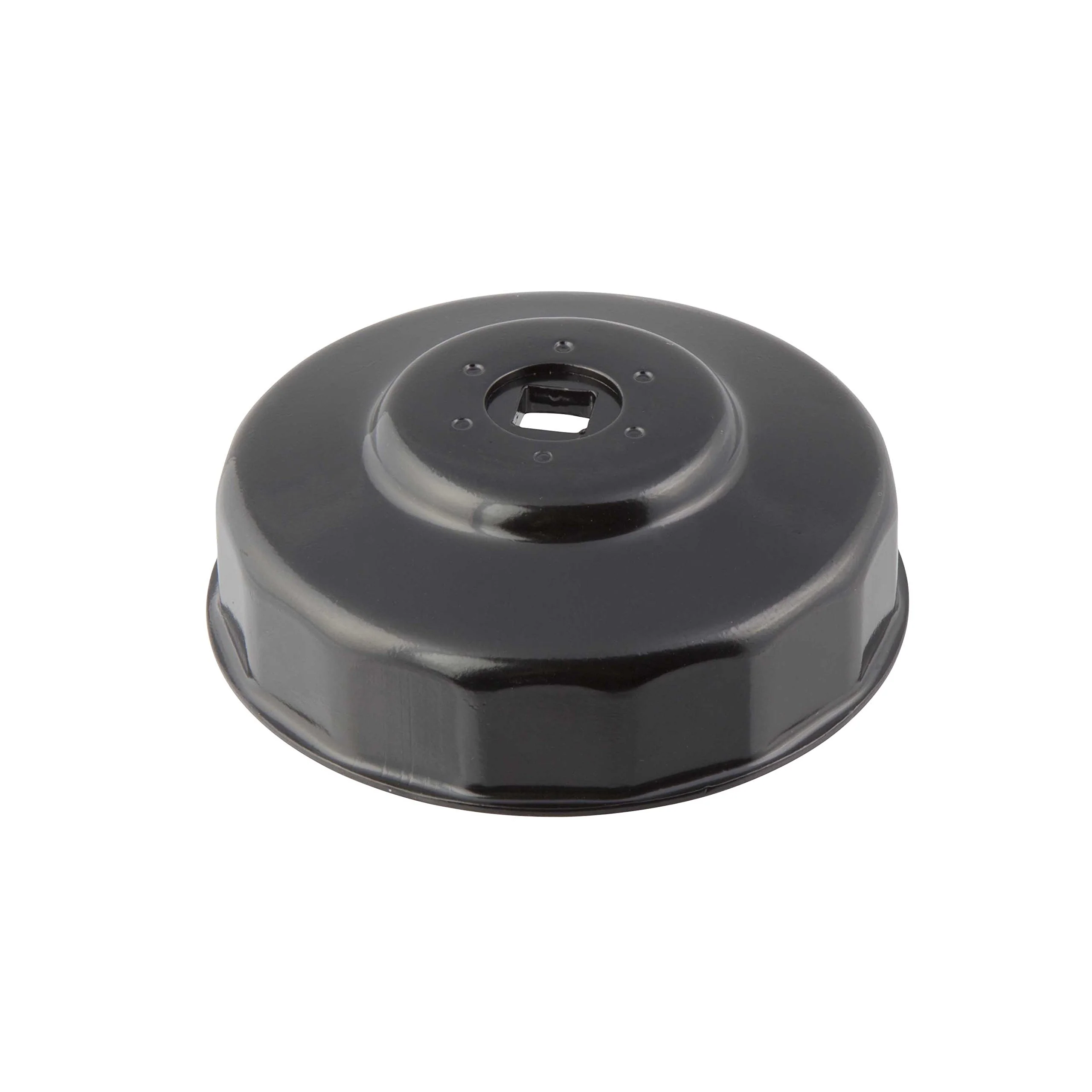 Steelman 06121 93mm x 15 Flute Low Profile Oil Filter Cap Wrench Socket for Confined Screw-In Filters, 3/8-inch Drive, Durable Chrome Vanadium Steel