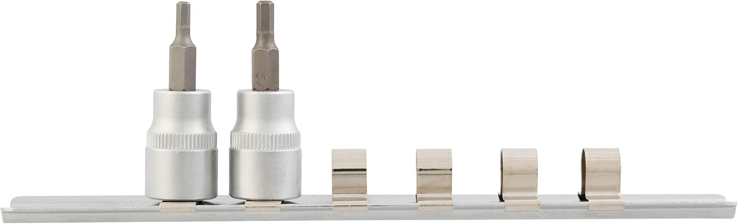 Steelman 95679 6-Piece 3/8-Inch Drive Steel Socket Rail - Image 3