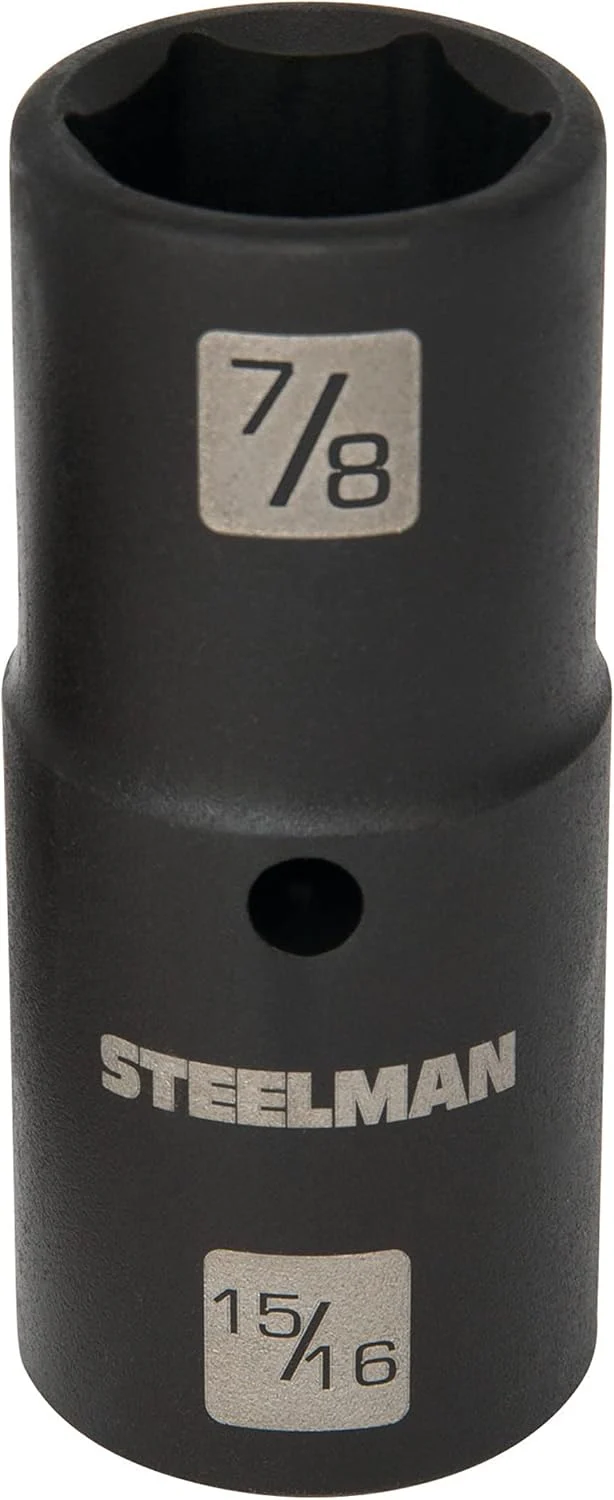 Steelman 99563 1/2-Inch Drive 6-Point Impact Flip Socket, 7/8-Inch x 15/16-Inch - Image 2