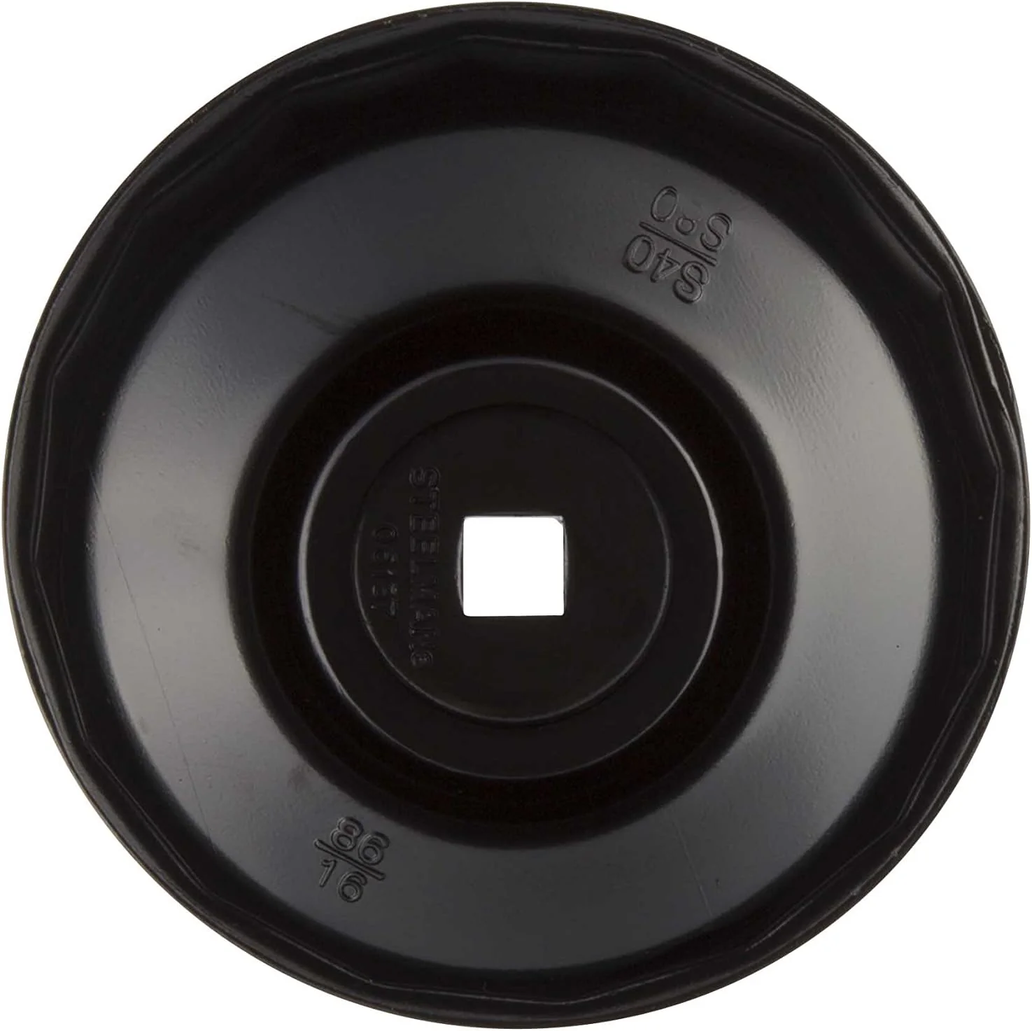 Steelman Low Profile Oil Filter Cap Wrench Socket 86mm x 16 Flute, ⅜-inch Drive, Heavy Duty Chrome Vanadium Steel - Image 3