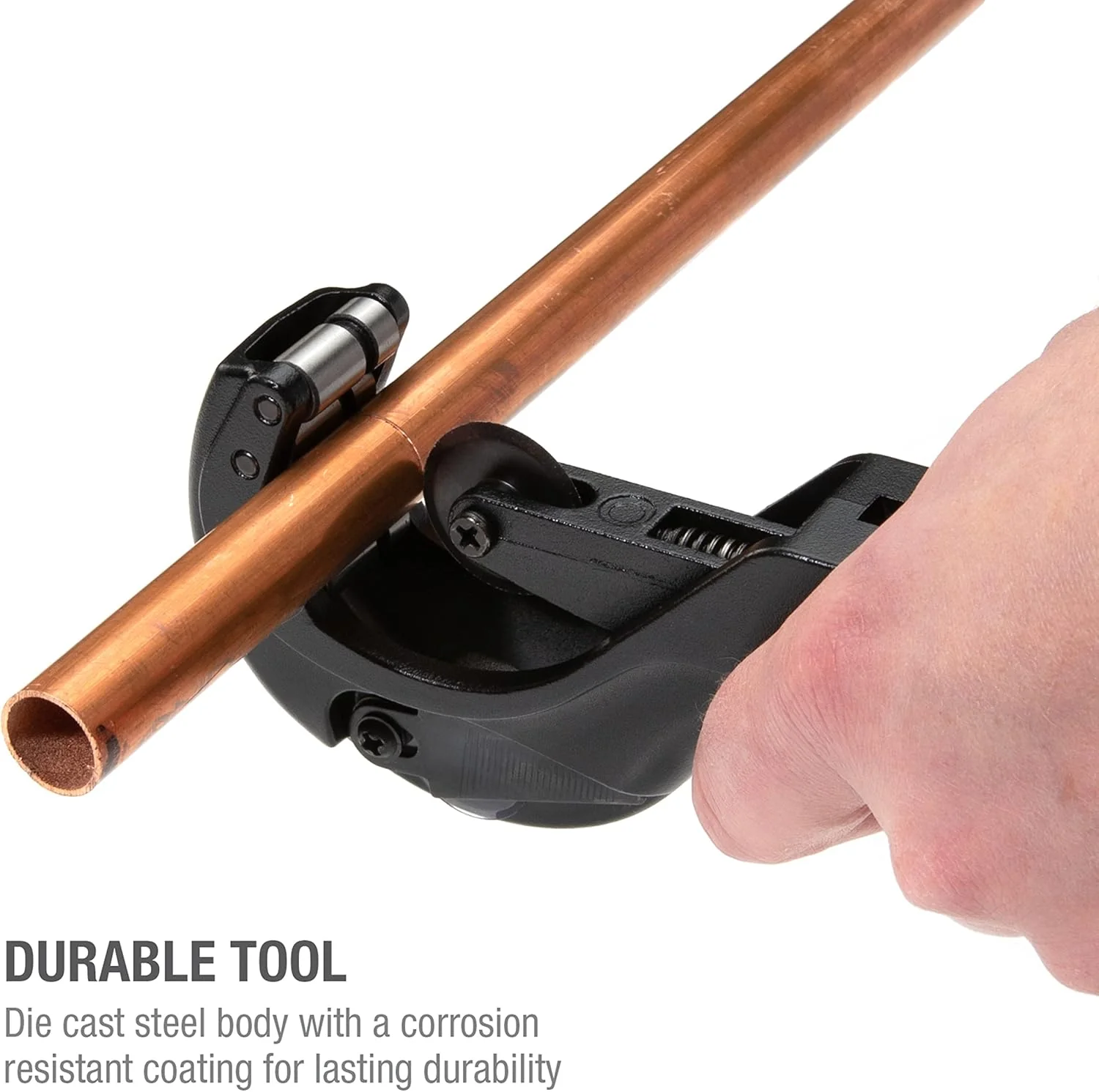 Steelman 42567 Metal Pipe and Tube Feed Cutter, Cuts 1-5/8-inch Tube Including Copper, Brass, Aluminum, ABS, and PVC, Die Cast Steel Body, Hardened Steel Blades - Image 8