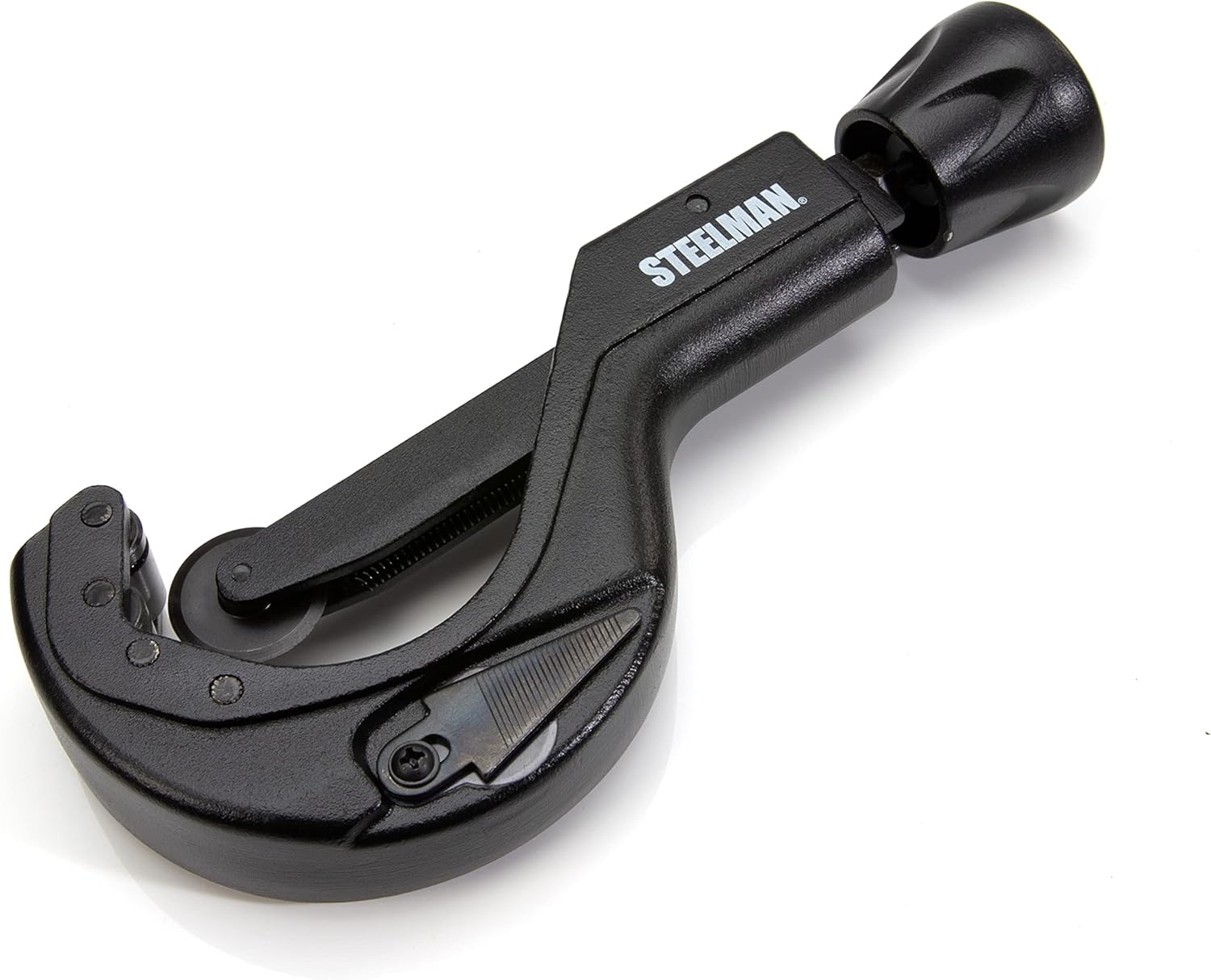 Steelman 42568 Metal Pipe and Tube Feed Cutter, Cuts 2-1/2-inch Tube Including Copper, Brass, Aluminum, ABS, and PVC, Die Cast Steel Body, Hardened Steel Blades - Image 2