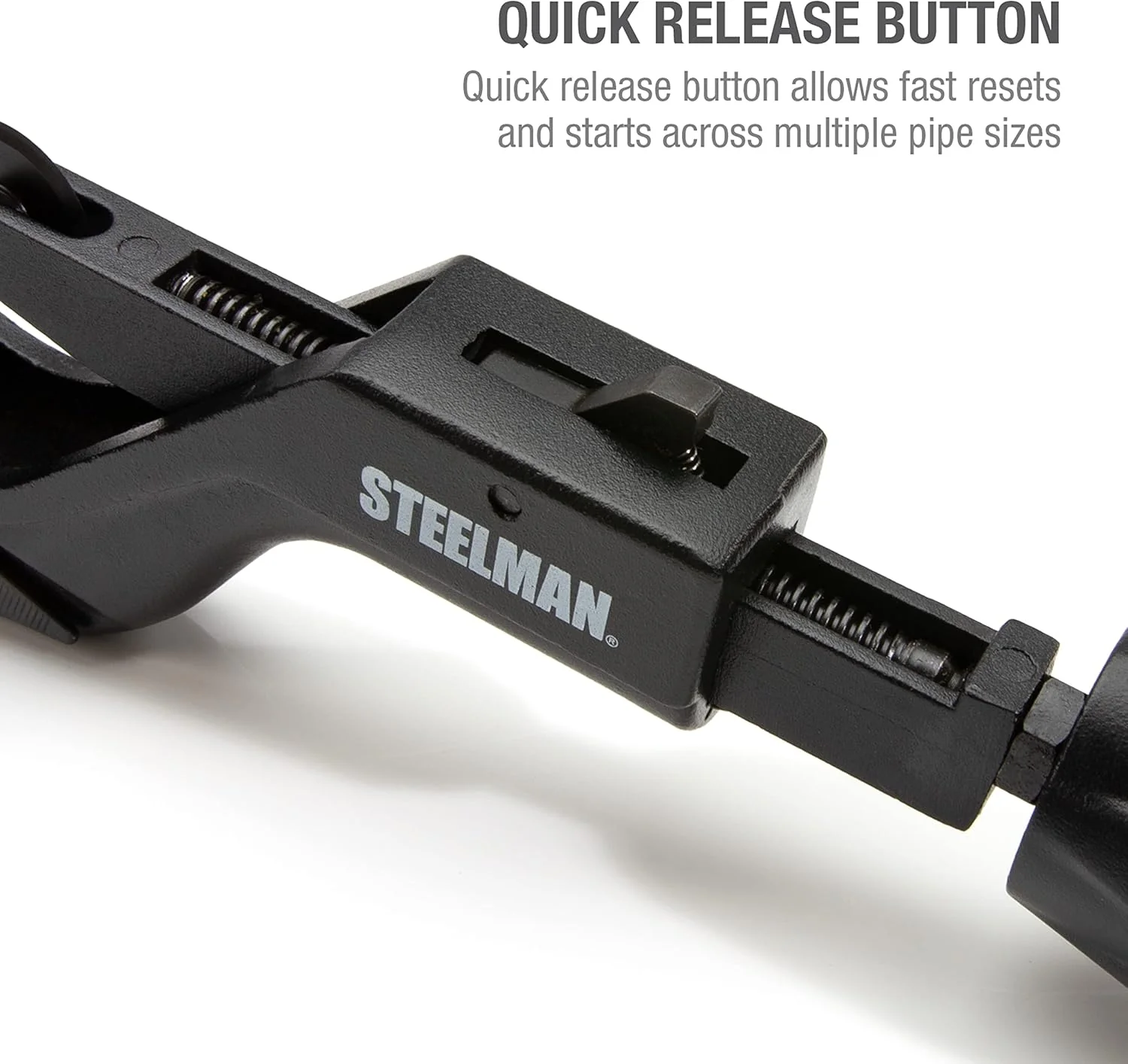 Steelman 42568 Metal Pipe and Tube Feed Cutter, Cuts 2-1/2-inch Tube Including Copper, Brass, Aluminum, ABS, and PVC, Die Cast Steel Body, Hardened Steel Blades - Image 5