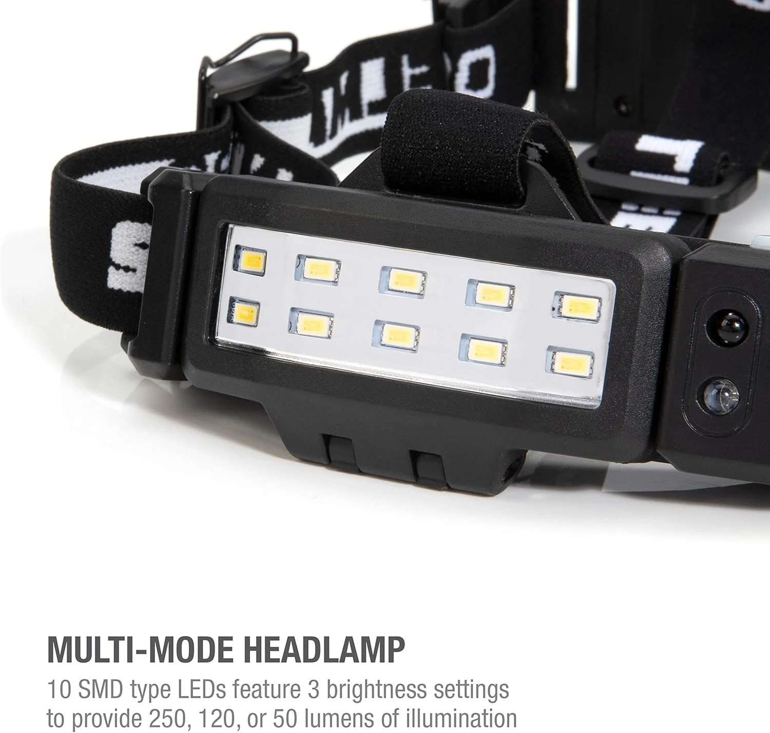 Steelman 78834 Slim Profile Rechargeable LED Motion-Activated Headlamp, 250-Lumen, 3 Brightness Settings, 20-Meter Range, Water-Resistant 250-Lumen LED Motion - Image 4