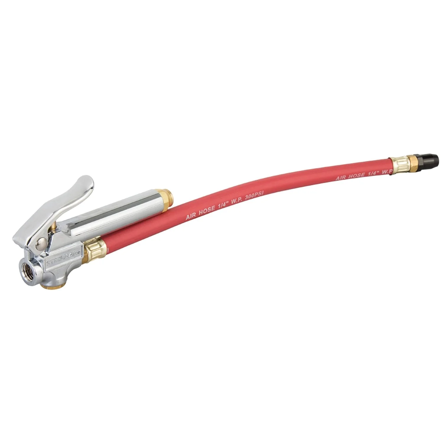 Steelman 75051 Straight Chuck Tire Inflator with Built-In Gauge and 12-Inch Hose - Image 3