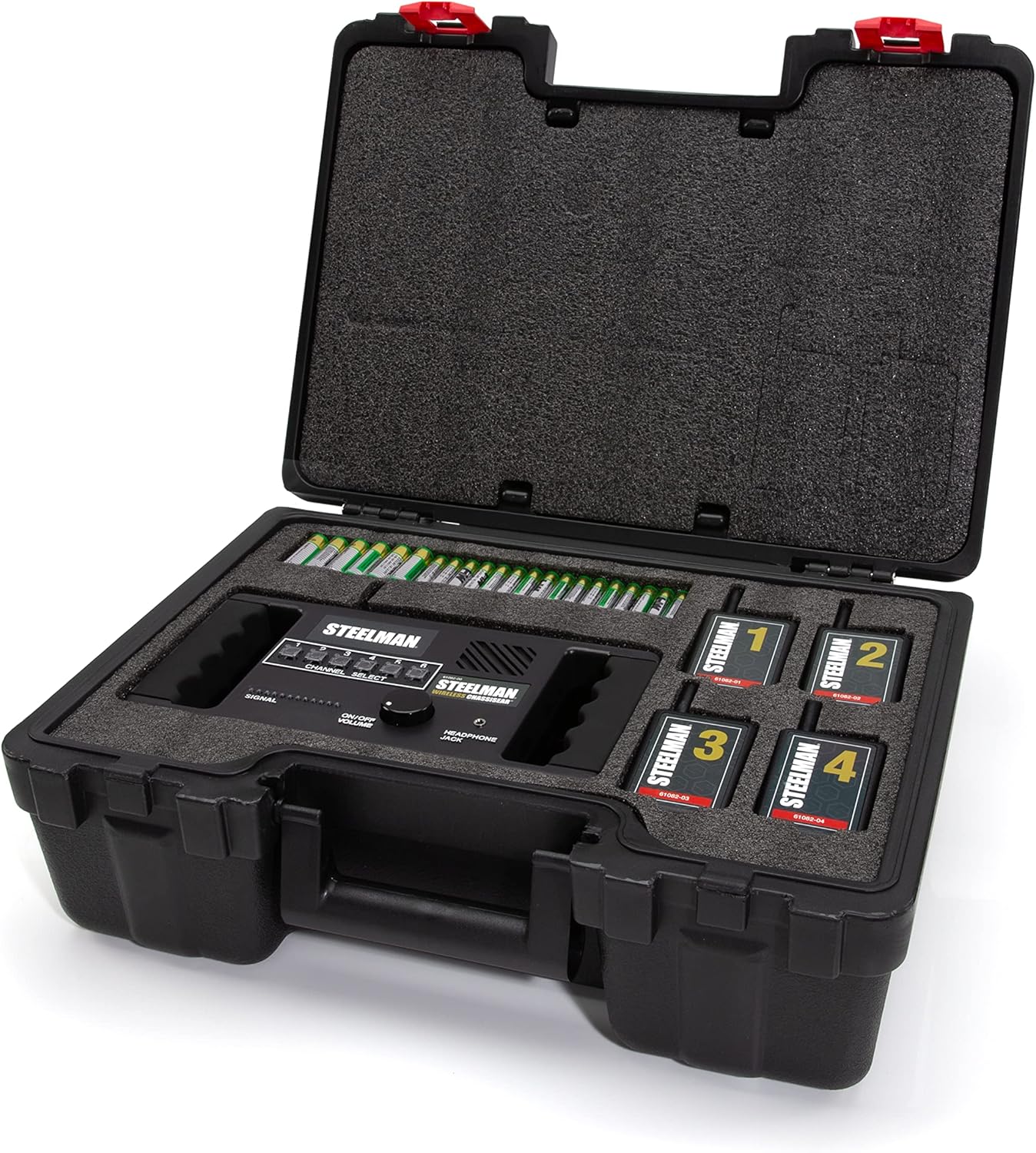 Steelman 61082 Wireless ChassisEAR Auto Diagnostic Tool Kit, Identify The Cause of Troubling Vehicle Noises, 4 Transmitters with 50-Foot Range - Image 3