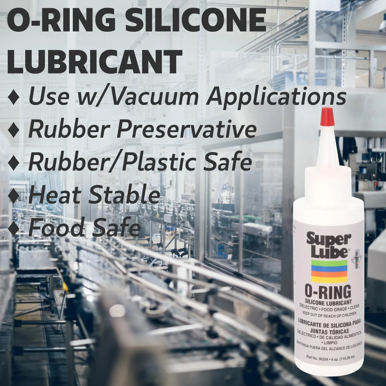 Super Lube O-Ring Silicone Lubricant, Clear - Image 2