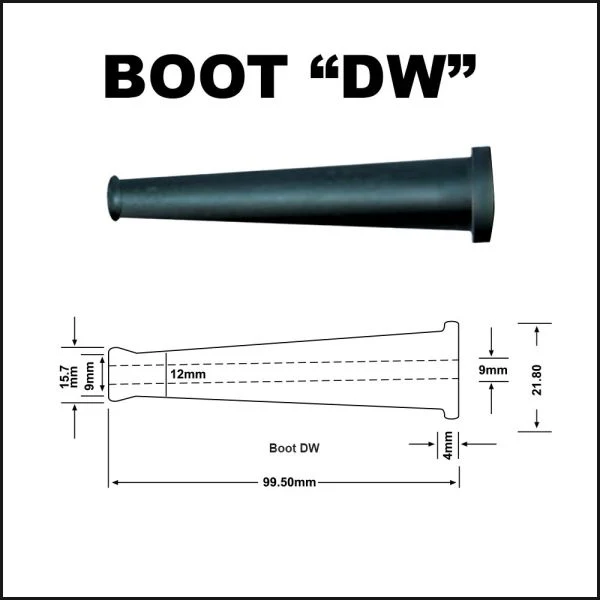 Superior Electric Boot DW Cord Protector Strain Relief Boot, Replaces OEM# 330005-01 Compatible with EC14/2, EC16/2, EC16/3 and EC18/3 Cords (Pack of 10) - Image 2