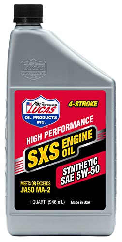 Synthetic SAE 5W-50 SXS Engine Oil/Quart