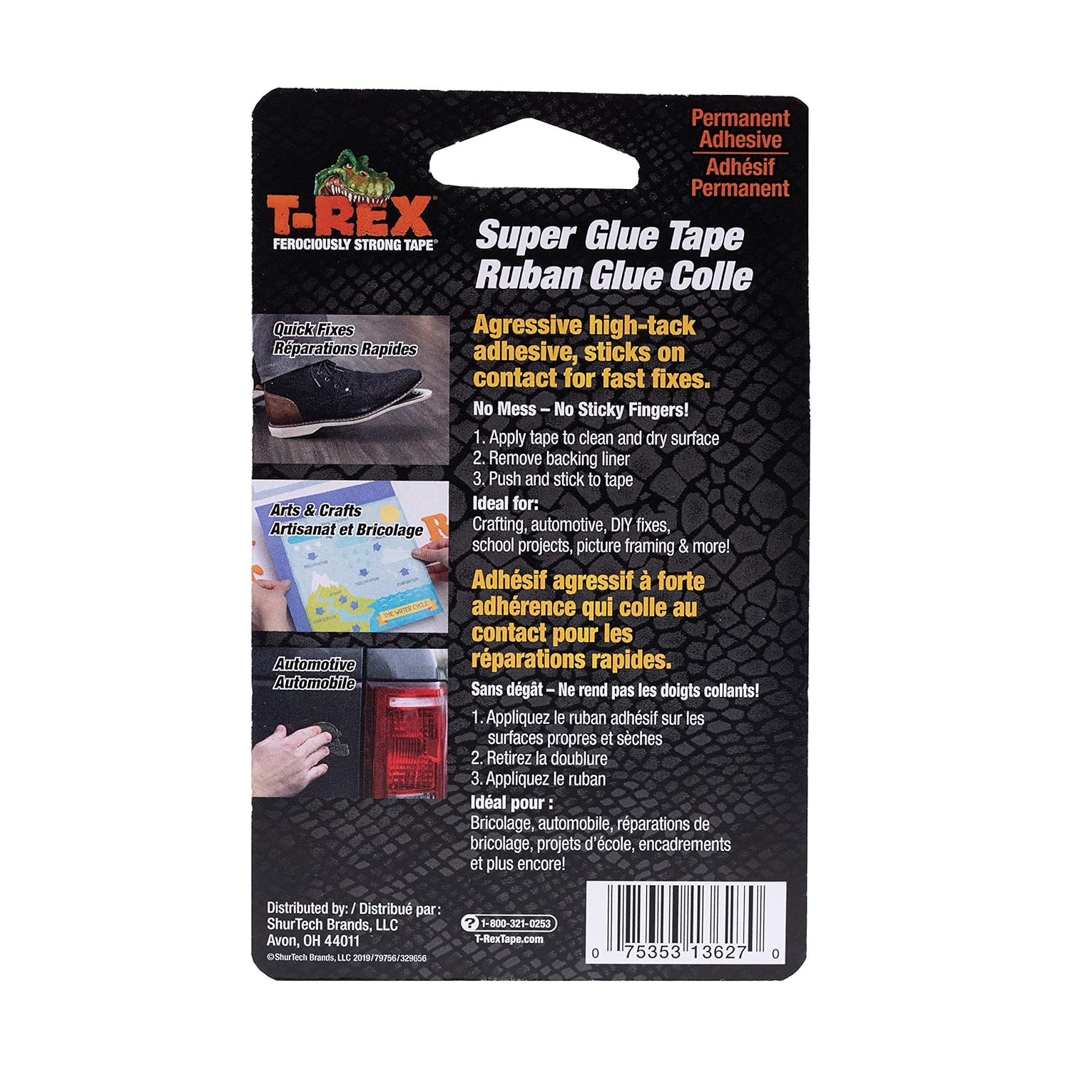 T-Rex 286853 Double Sided Super Glue Tape, 0.75 Inches by 5 Yards - Image 2
