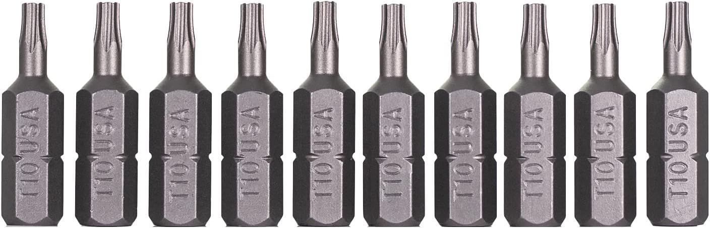 Mayhew Tools 18213-10 T10 x 1" Torx Insert Bit (Pack of 10) - Image 2
