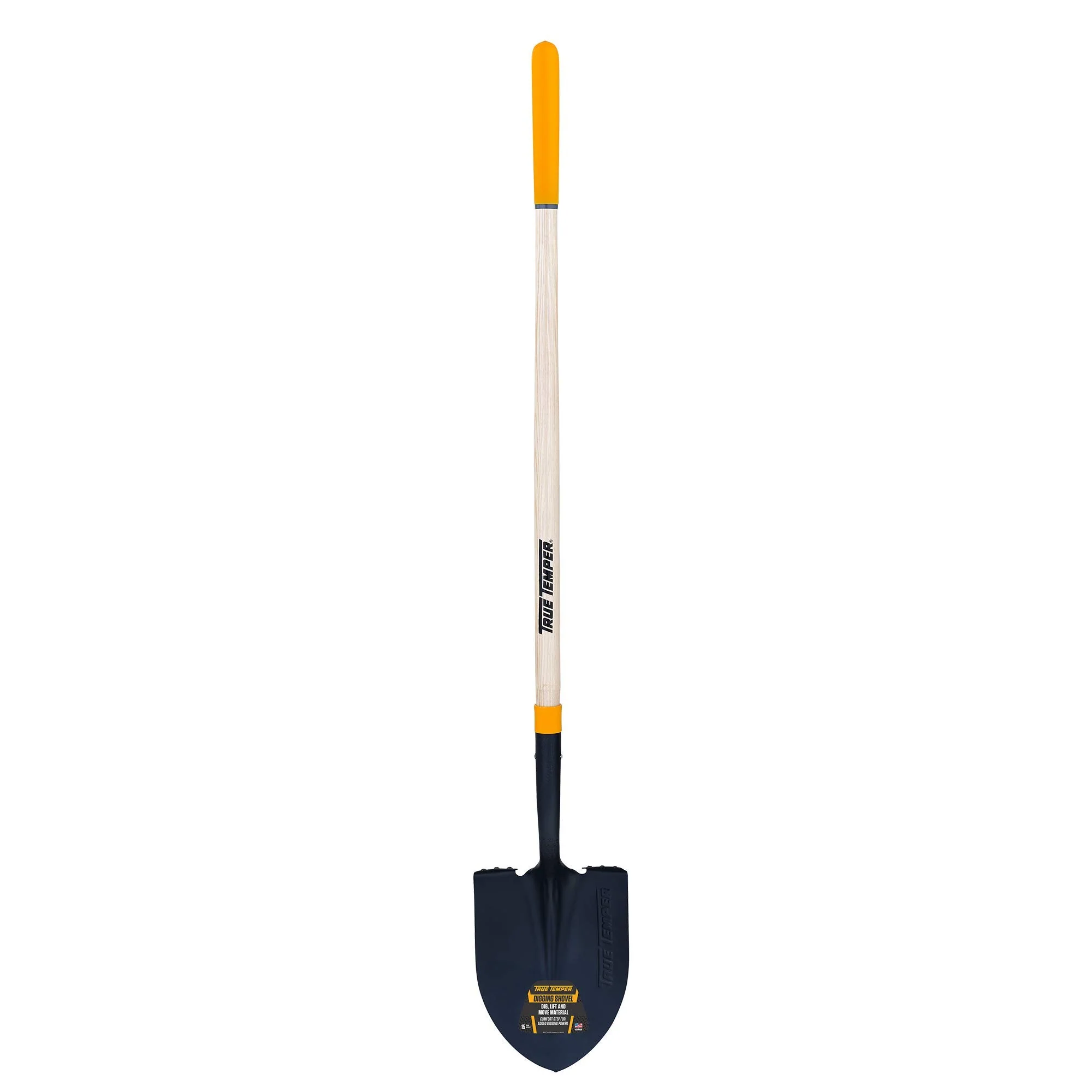 The Ames Companies, Inc 2585600 True Temper Forged Round Point Digging Shovel 57 in. Hardwood Handle Round Point Shovel
