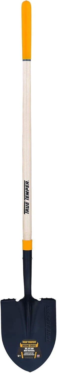 The Ames Companies, Inc 2585600 True Temper Forged Round Point Digging Shovel 57 in. Hardwood Handle Round Point Shovel - Image 2