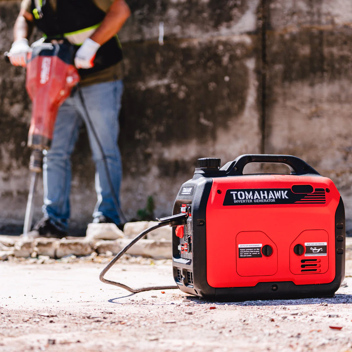Tomahawk TG3000i-BRV 3000 Watt Inverter Generator Super Quiet Portable Gas Power Professional Use - Camo Special Edition - Image 12