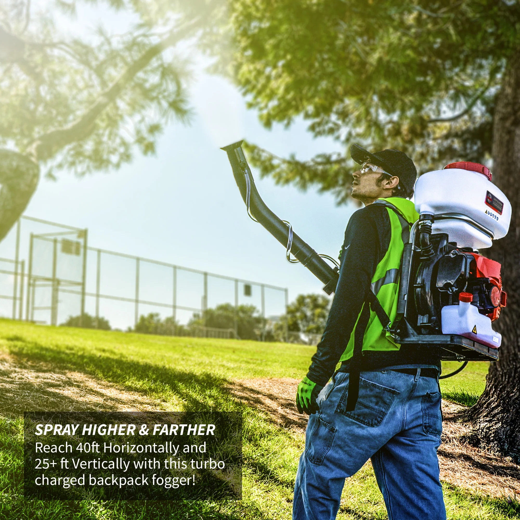 Tomahawk (TMD14-2) 3.7 Gal Backpack Mosquito Fogger Leaf Blower for Pest Control - Image 12