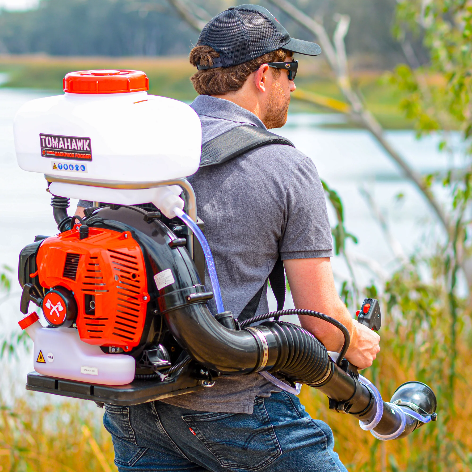 Tomahawk (TMD14-2) 3.7 Gal Backpack Mosquito Fogger Leaf Blower for Pest Control - Image 14