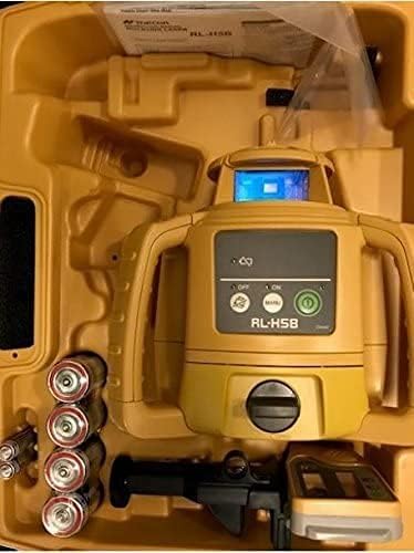 Topcon RL-H5B Self Leveling Horizontal Rotary Laser with Field Book, LS-80 Receiver, Detector Holder & Case, IP66 Rating for Drop, Dust, and Water Resistance, 1300ft (400m) Construction Laser Level - Image 5