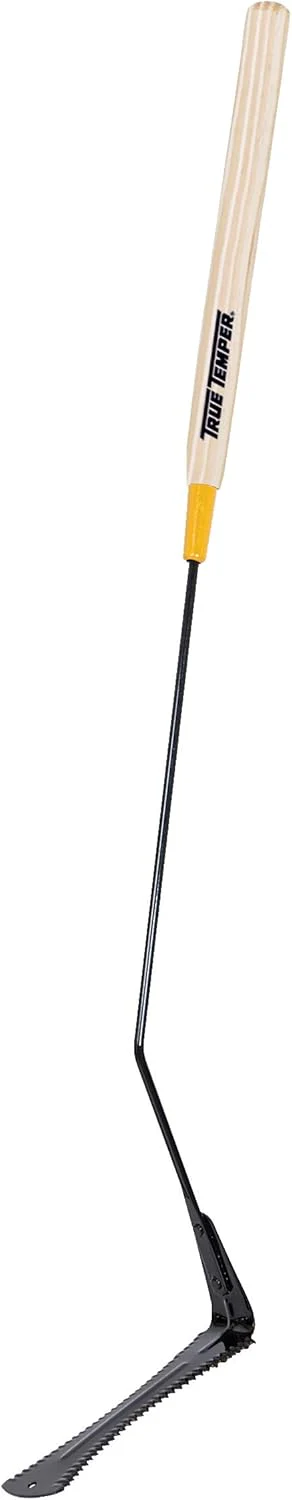 True Temper 2942600 Grass Whip with Double-Edged Serrated Steel Blade and 22 in. Hardwood Handle Grass Whip with Hardwood Handle - Image 2