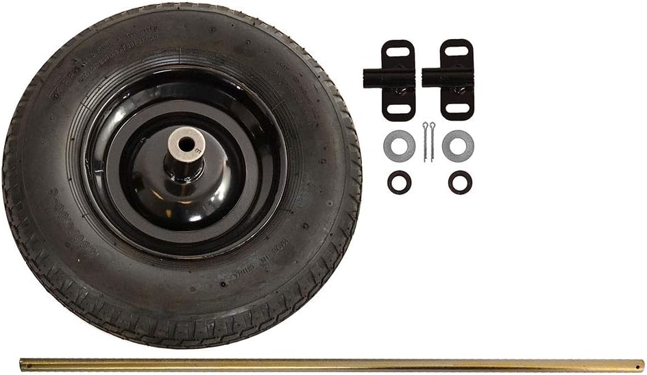 True Temper TWKT Wheelbarrow Two Wheel Conversion Kit,Black - Image 2