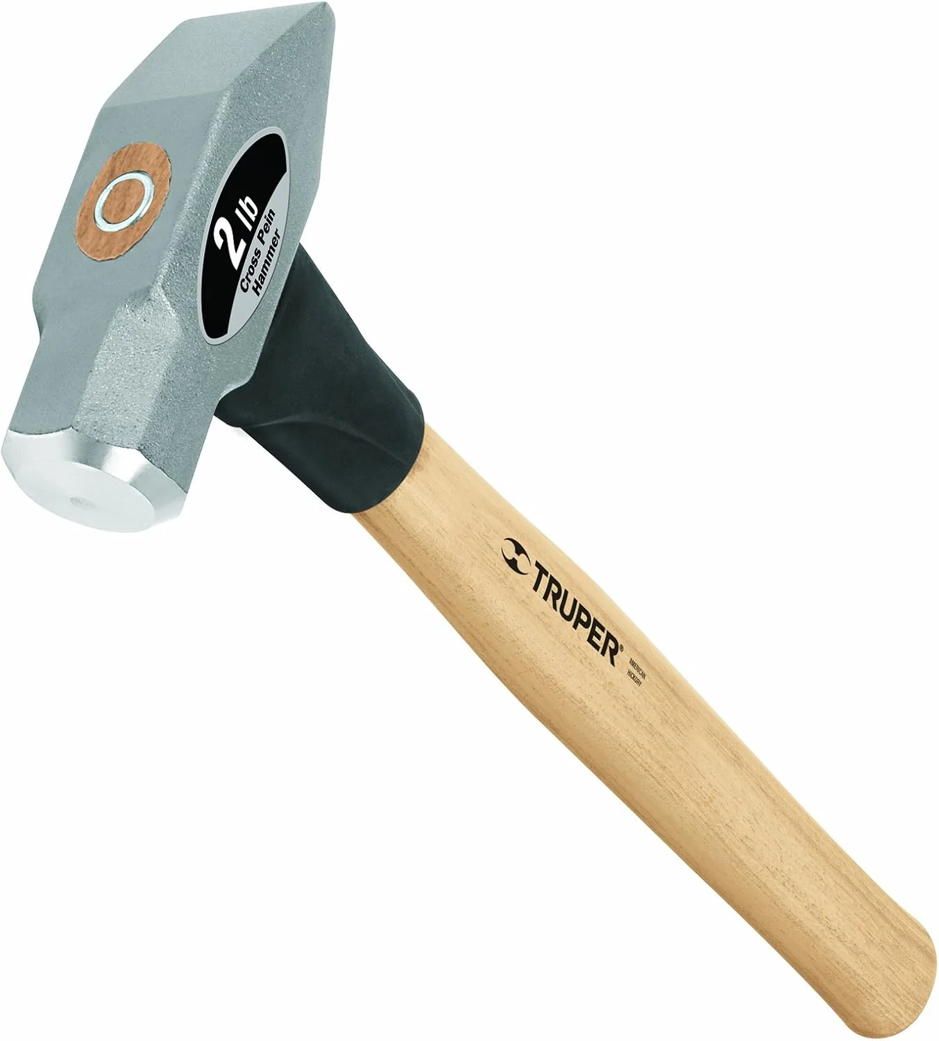 Truper (30938) 2-Pound 16-Inch Cross Peen Hammer, Hickory Handle - Image 2
