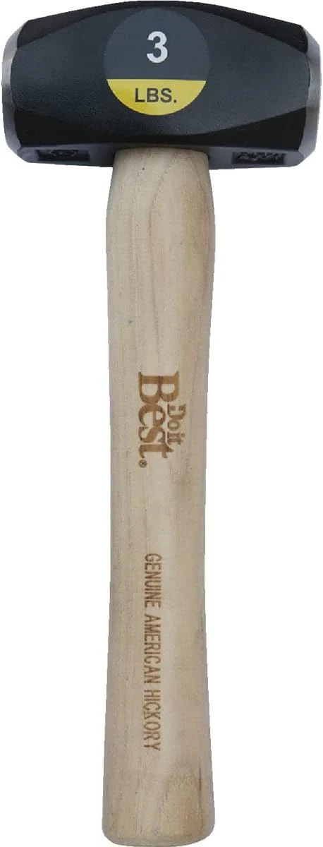 Truper 30948 3-Pound Drilling Hammer, Hickory Handle, 10-Inch - Image 2