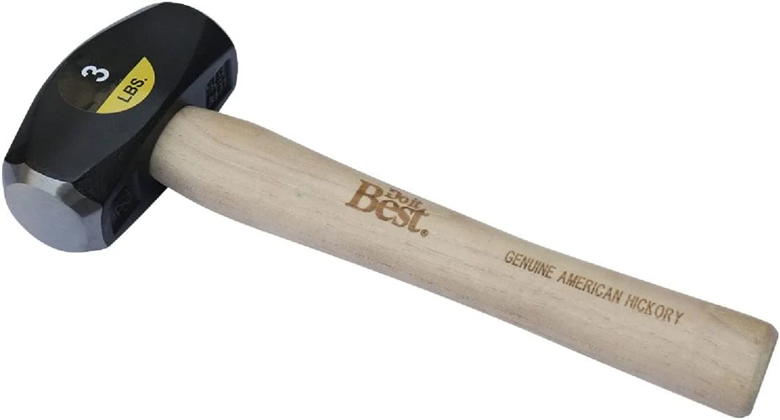 Truper 30948 3-Pound Drilling Hammer, Hickory Handle, 10-Inch - Image 4