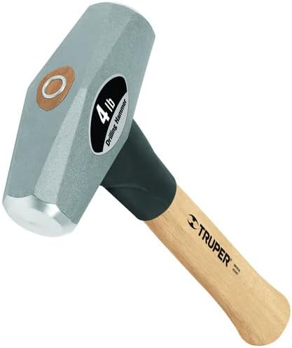 Truper 30949 4-Pound Drilling Hammer, 10-Inch Hickory Handle - Image 2