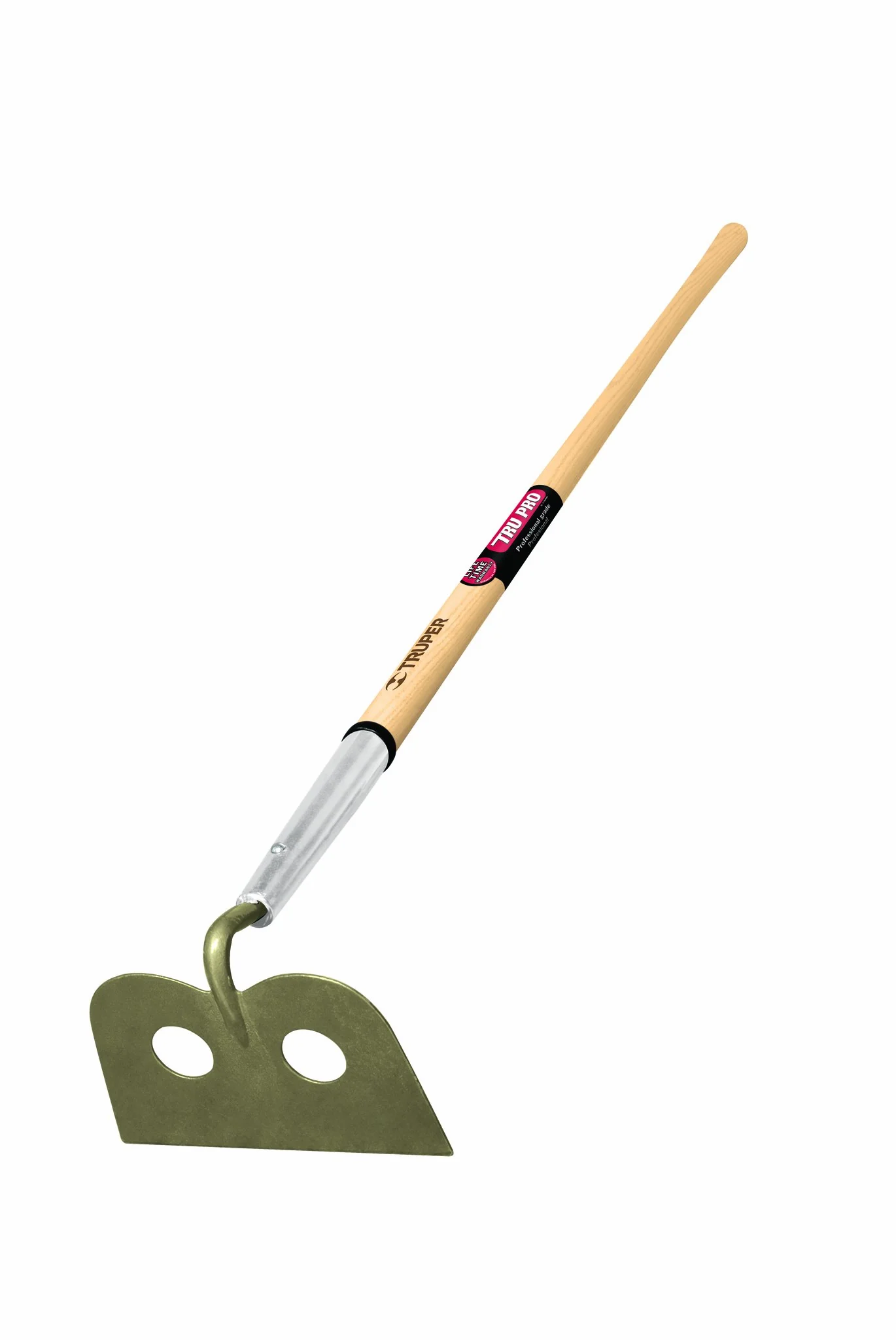 Truper (33035) Tru Pro Forged Mortar Hoe, 10-Inch Head, Ash Handle, 60-Inch