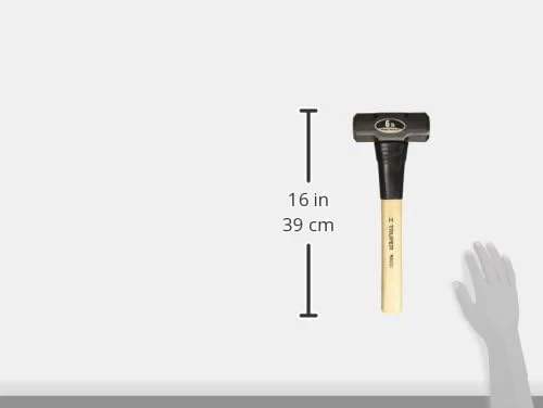 Truper 33186 6-Pound Sledge Hammer, Hickory Handle, 16-Inch - Image 4