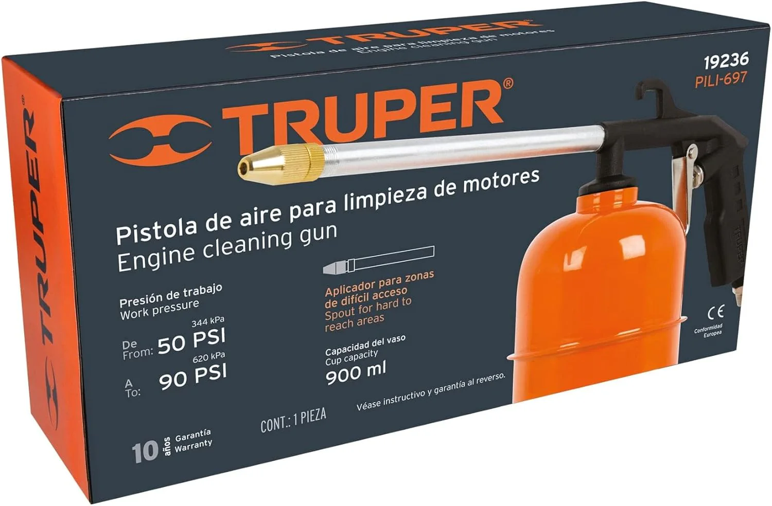 Truper Motor PILI-697 Cleaning Gun - Image 2