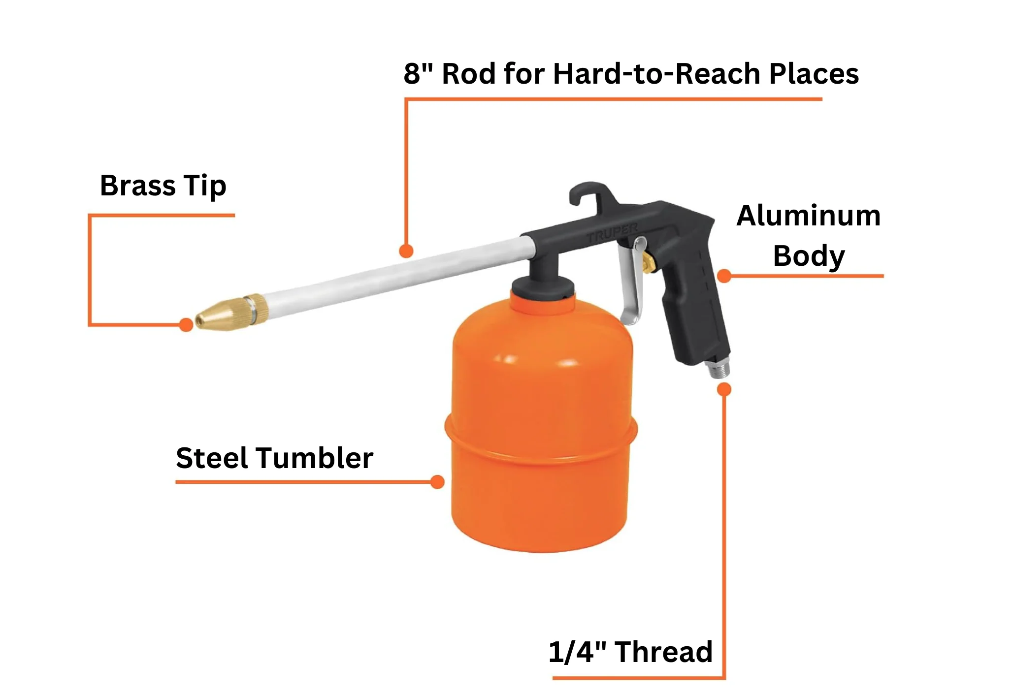 Truper Motor PILI-697 Cleaning Gun - Image 3