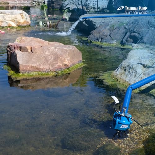 Tsurumi Pump HS2.4S Submersible Trash Pump with Agitator 1/2 HP 115V 2 in Discharge Ideal for dewatering applications with sand, solids, and other debris | 39 GPM / 2340 GPH - Image 7
