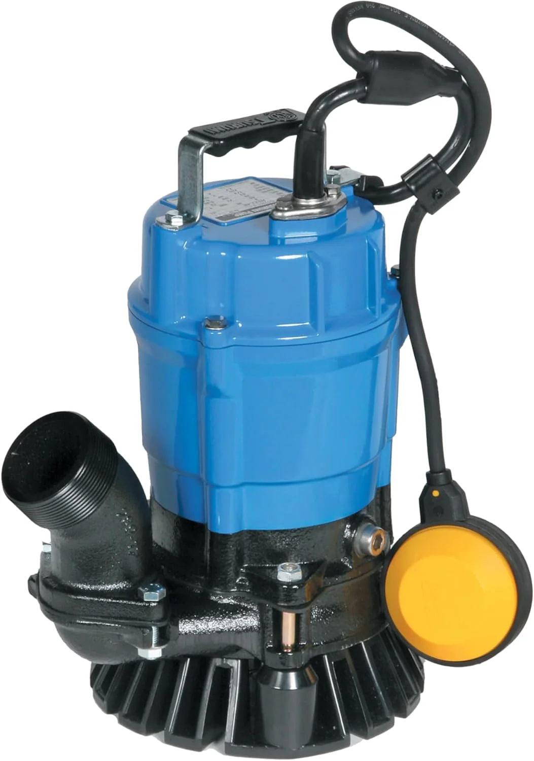 Tsurumi Pump HSZ2.4S Submersible Trash Pump with Float Switch 1/2 HP 115V 2" Discharge for Sand and Solids Dewatering | 53 GPM / 3180 GPH - Image 2