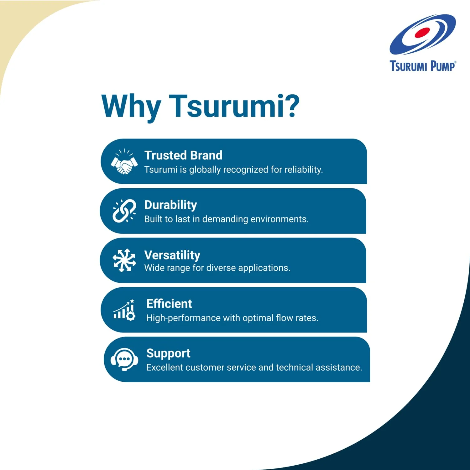 Tsurumi Pump LSR2.4S | Low Level Submersible Dewatering Pump | 2/3 HP, 110V, 2 in Discharge | Low Level Pump Ideal for Residential, Commercial, Remediation, Flood Control | 62 GPM / 3720 GPH - Image 6