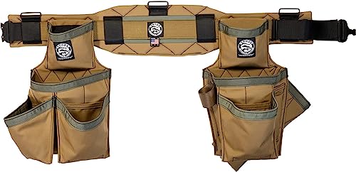 [USED-LIKE NEW] Occidental Leather 461020M Carpenter toolbelt Set, Sawdust Sage, Medium