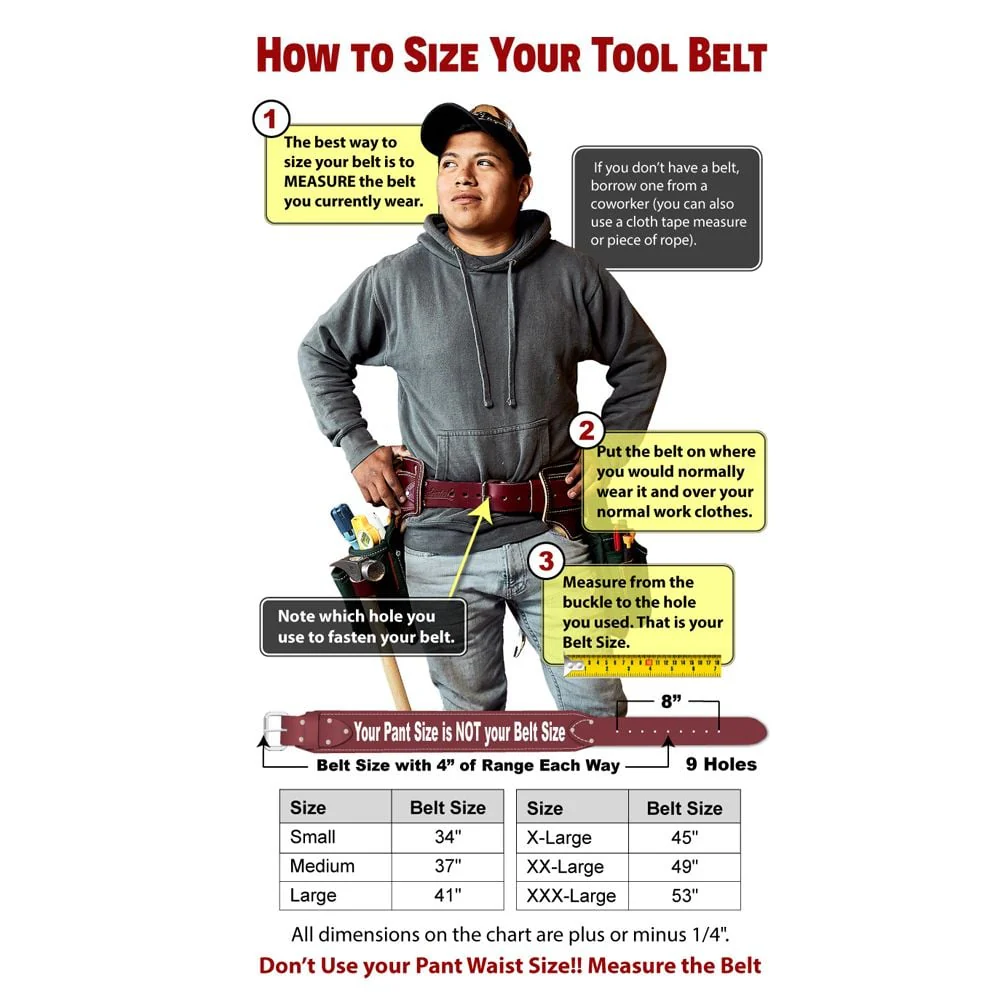 [USED-LIKE NEW] Occidental Leather 5530XXL Stronghold Big Oxy Belt Set, XXL - Image 4