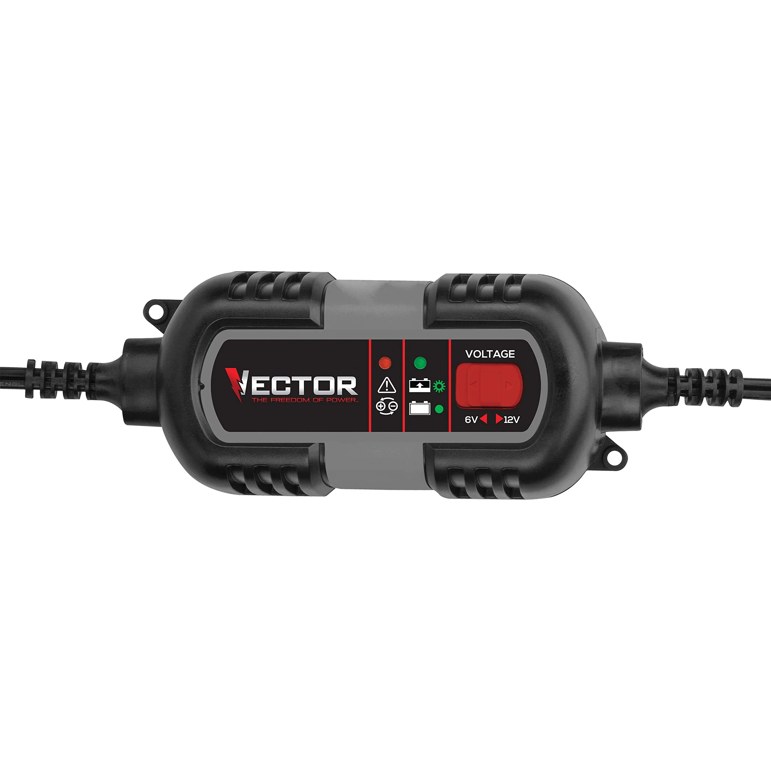 VECTOR 1.5 Amp Battery Charger, Battery Maintainer, Trickle Charger, BM315V, 6V and 12V, Fully Automatic