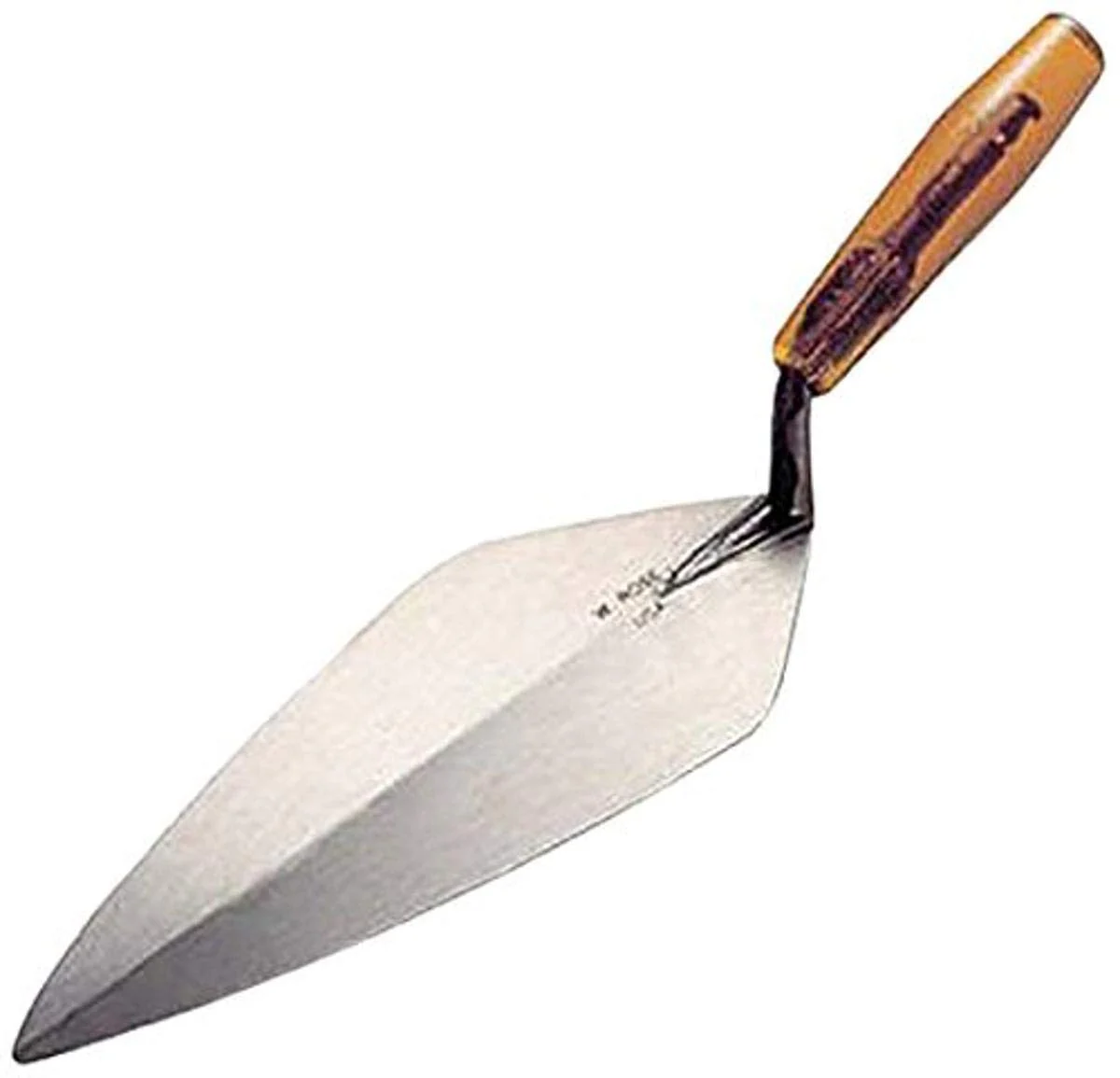 Kraft Tool (RO1416-9) 9" Narrow London Brick Trowel with Plastic Handle