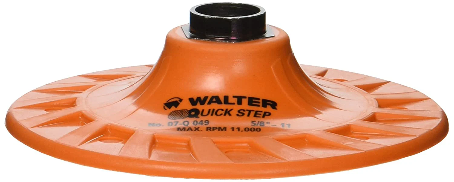 Walter Surface Technologies 07Q049 Quick-Step Backing Pad - Grinding Wheel Pads - Image 3