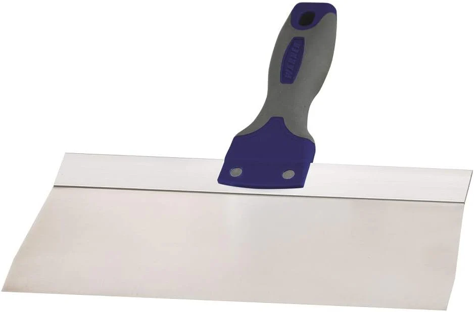 Warner 10" ProGrip Stainless Steel Drywall Taping Knife, Soft Grip Handle, 10920 - Image 2