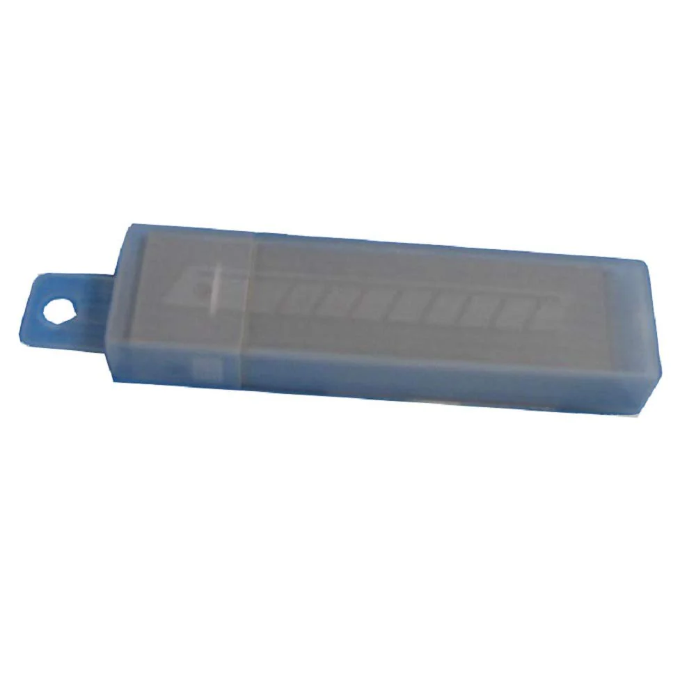 Warner 10806 13-Point 9MM Snap-Off Replacement Blades, Plastic Tube on Blister Card (Pack of 50)