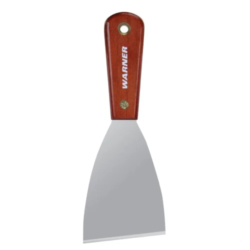 Warner 3" Stiff Scraper, Carbon Steel Blade, Rosewood Series