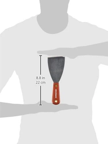 Warner 3" Stiff Scraper, Carbon Steel Blade, Rosewood Series - Image 2