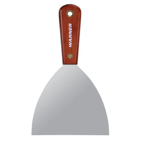 Warner 5" Flex Putty Knife, Carbon Steel Blade, Rosewood Series