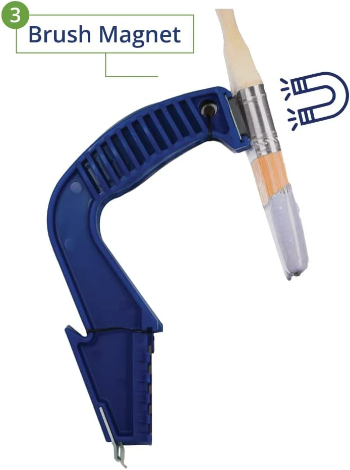 Warner Can-Do Grip 5-in-1 Paint Can Multi Tool Carrier, Opener, Hanger, Magnet and Hammer - Image 4