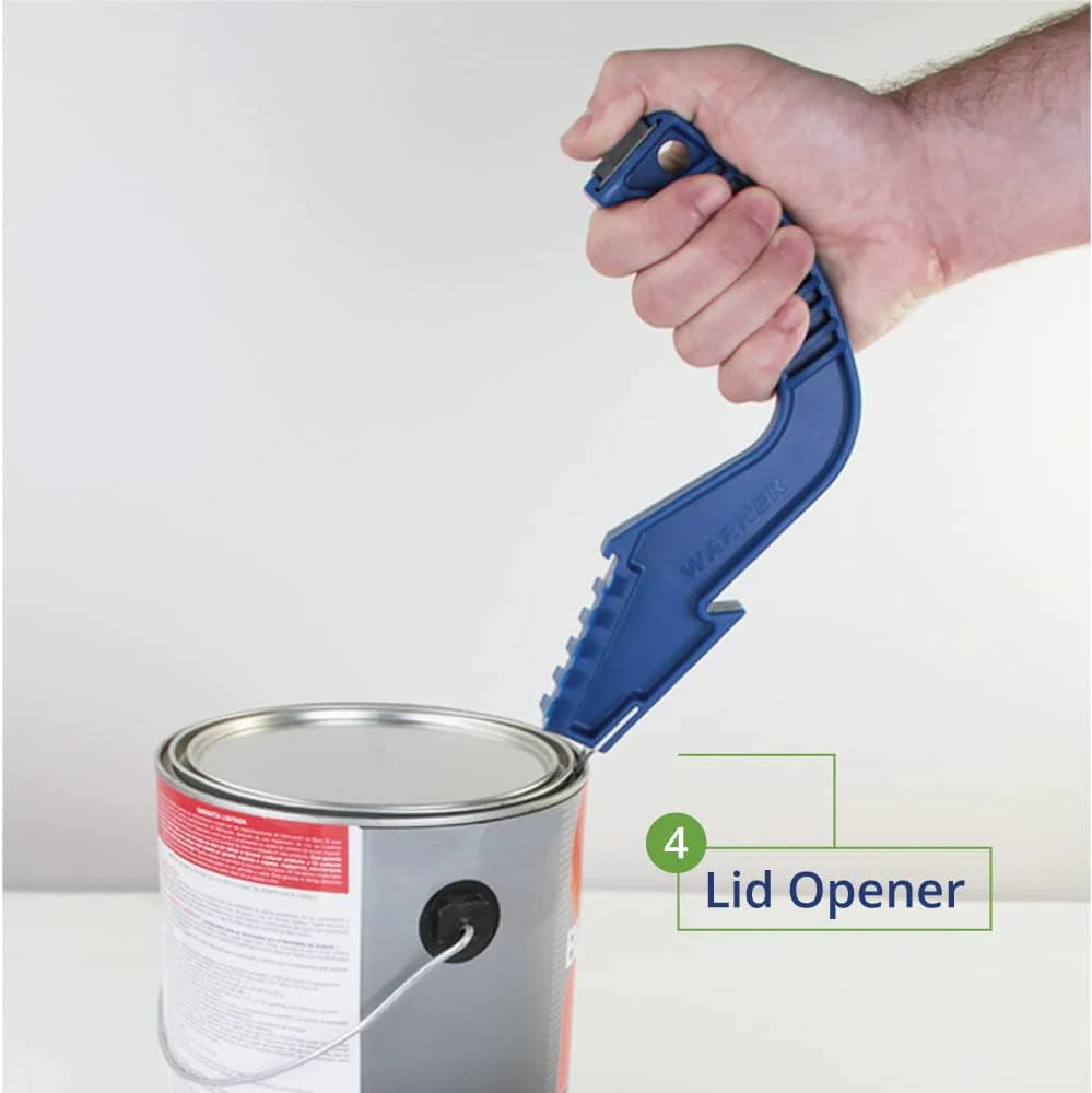 Warner Can-Do Grip 5-in-1 Paint Can Multi Tool Carrier, Opener, Hanger, Magnet and Hammer - Image 5